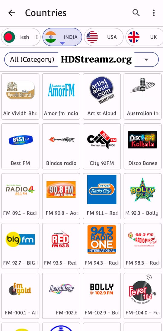 HD Streamz Android